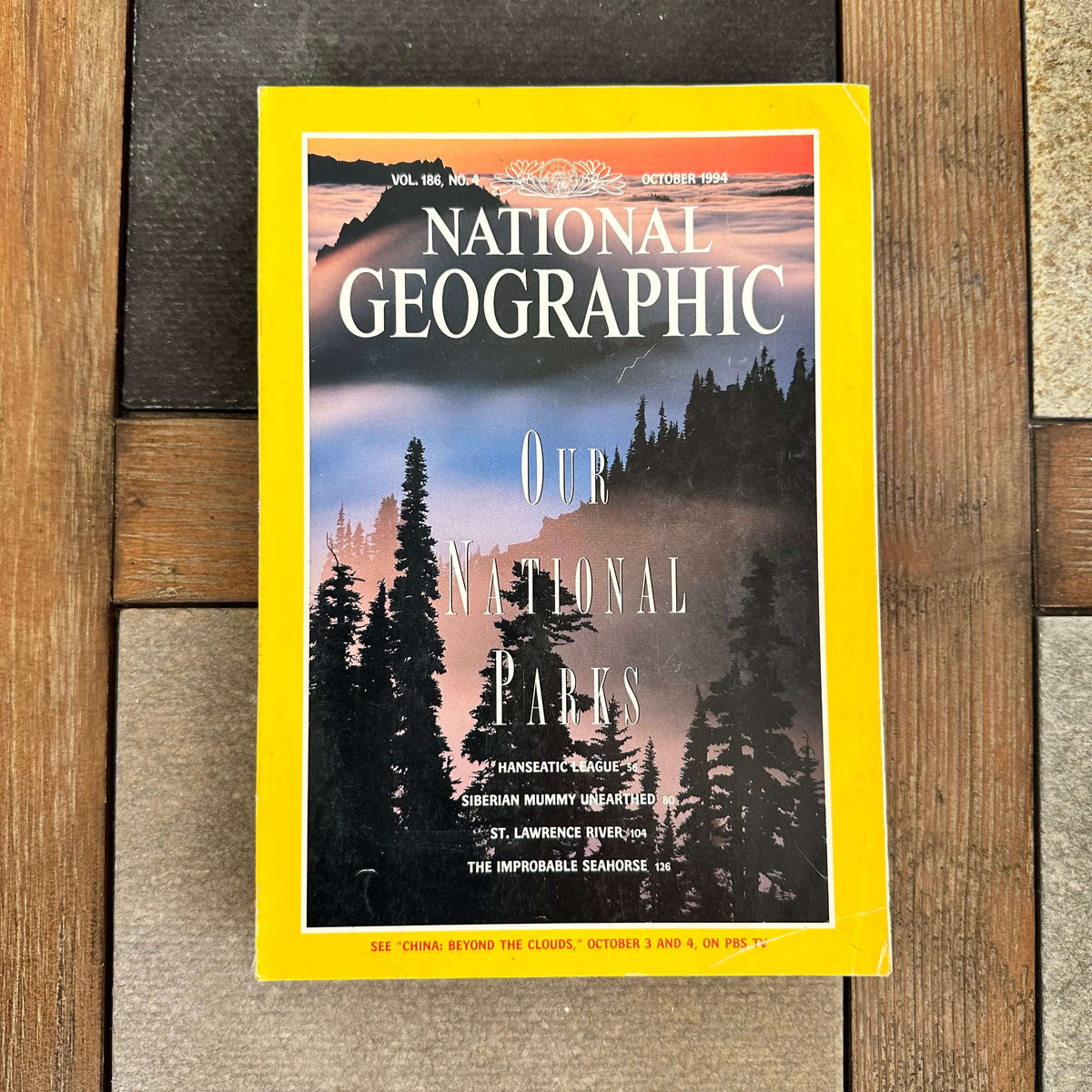 1990s National Geographic magazines