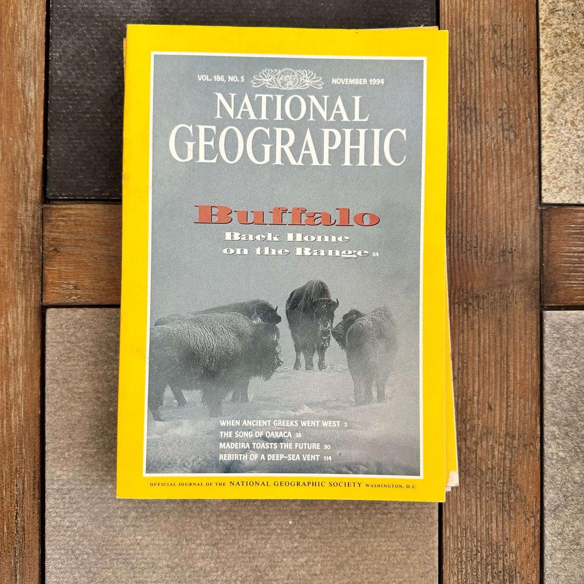 1990s National Geographic magazines