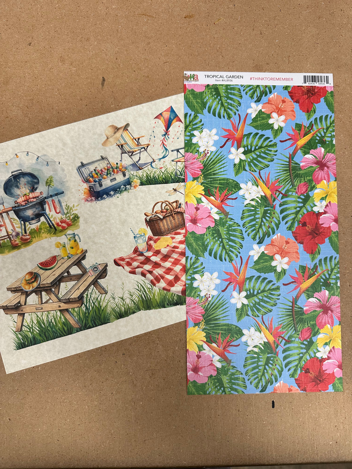 Summertime Junk Journal card kit - July 2024