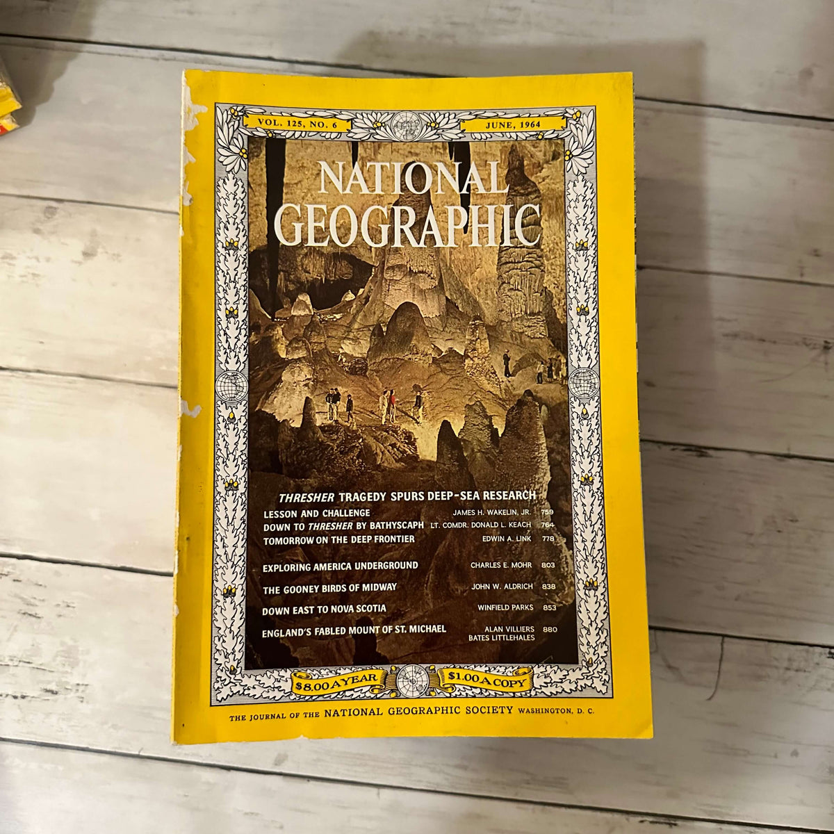 1960s National Geographic magazines