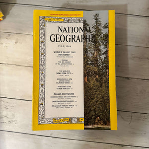 1960s National Geographic magazines