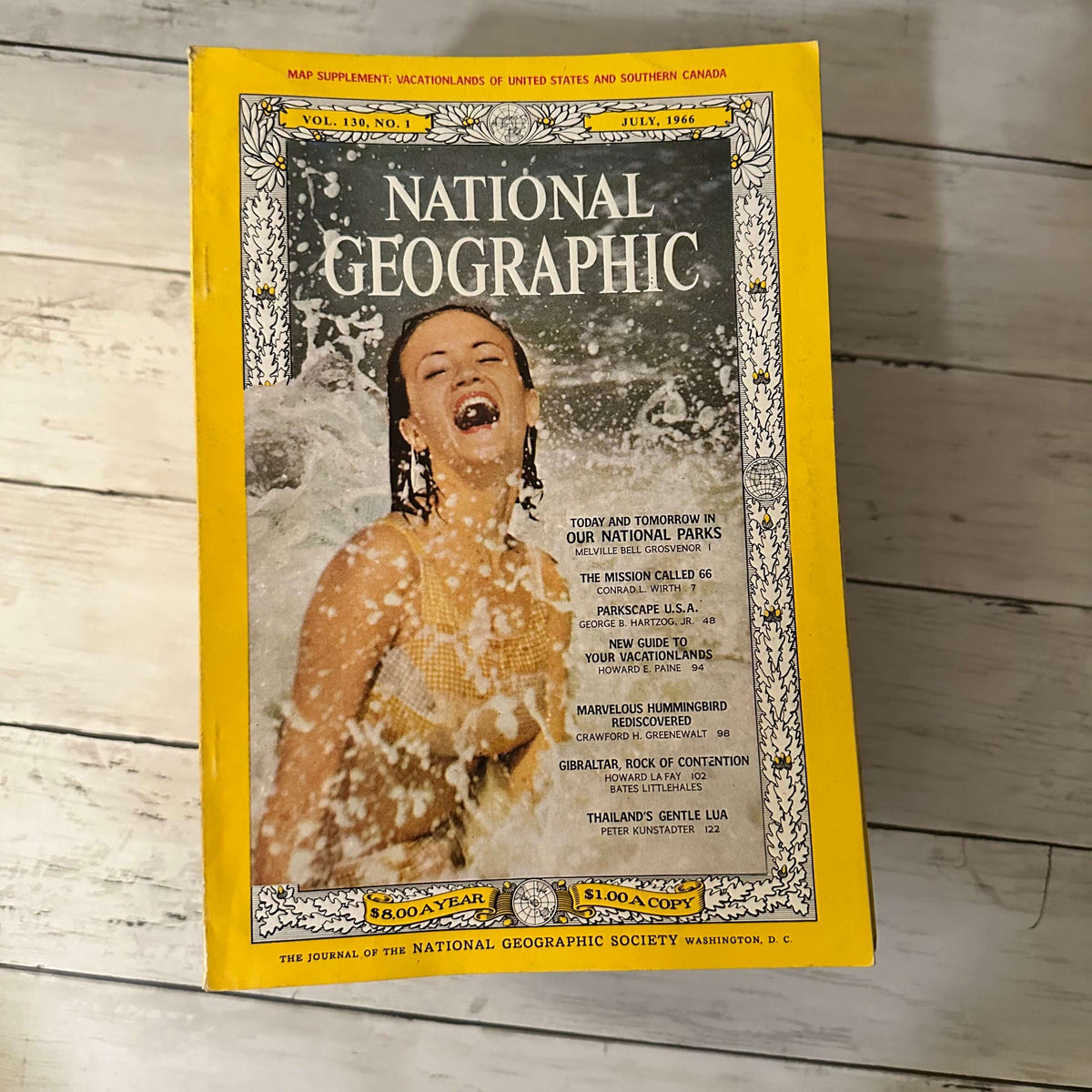 1960s National Geographic magazines