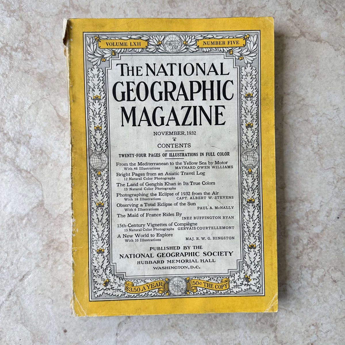 1930s National Geographic magazines