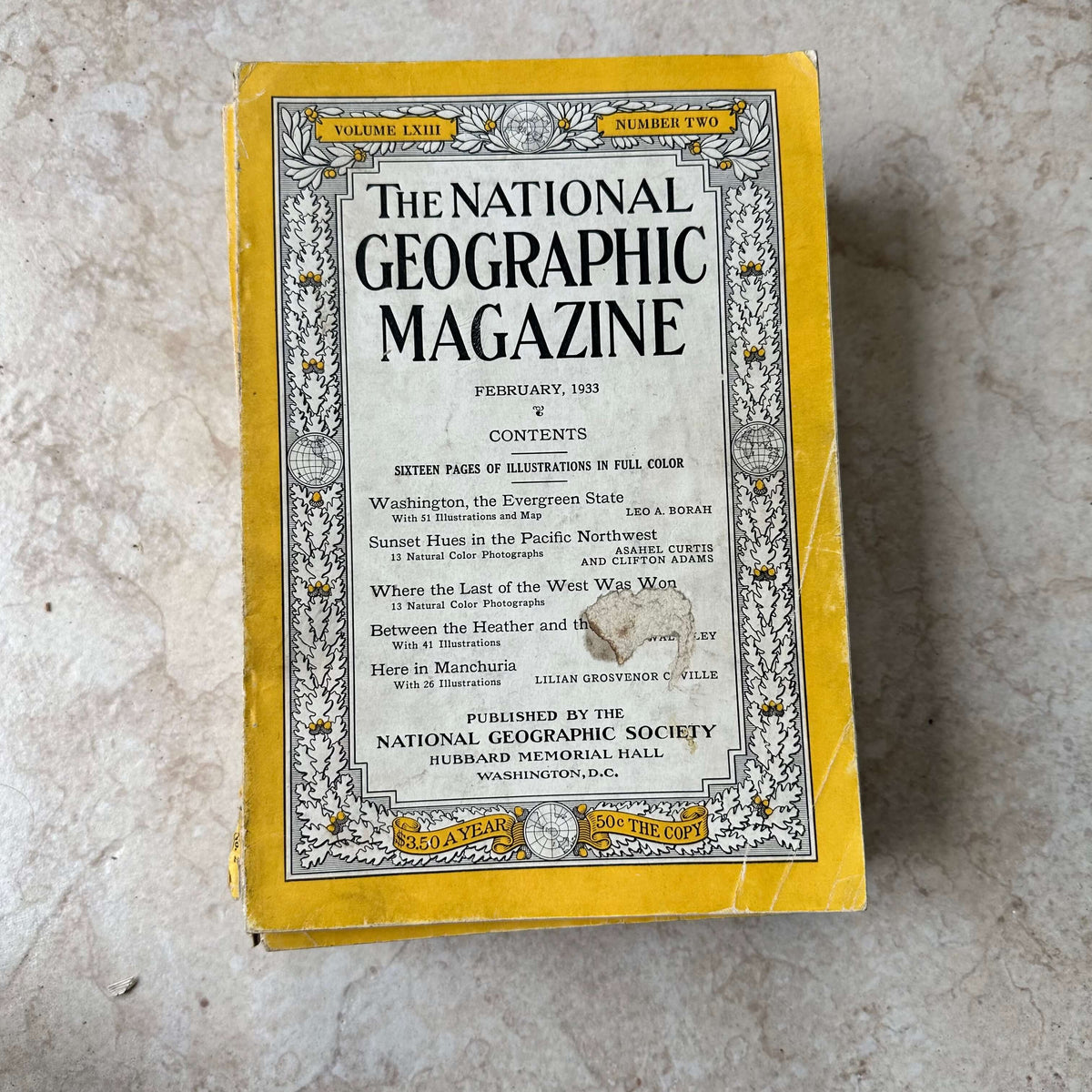 1930s National Geographic magazines