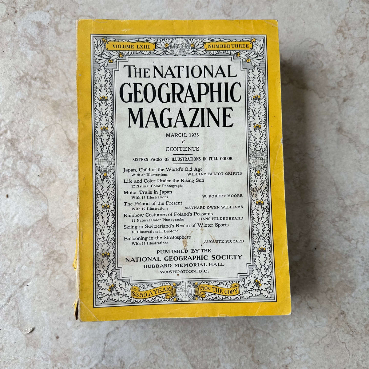 1930s National Geographic magazines