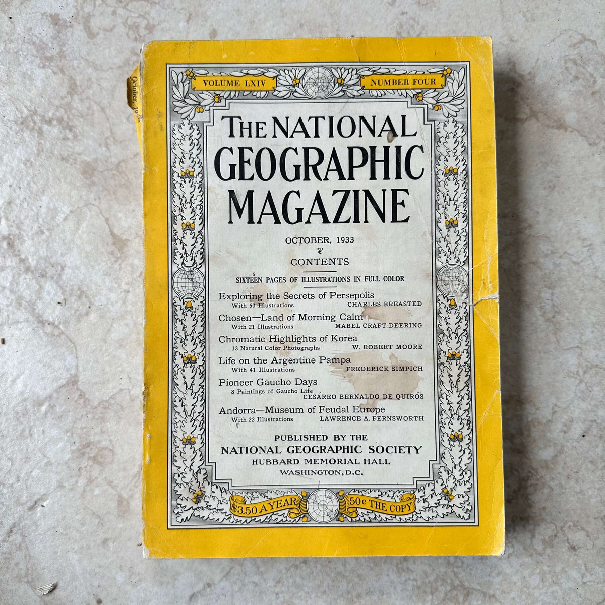 1930s National Geographic magazines