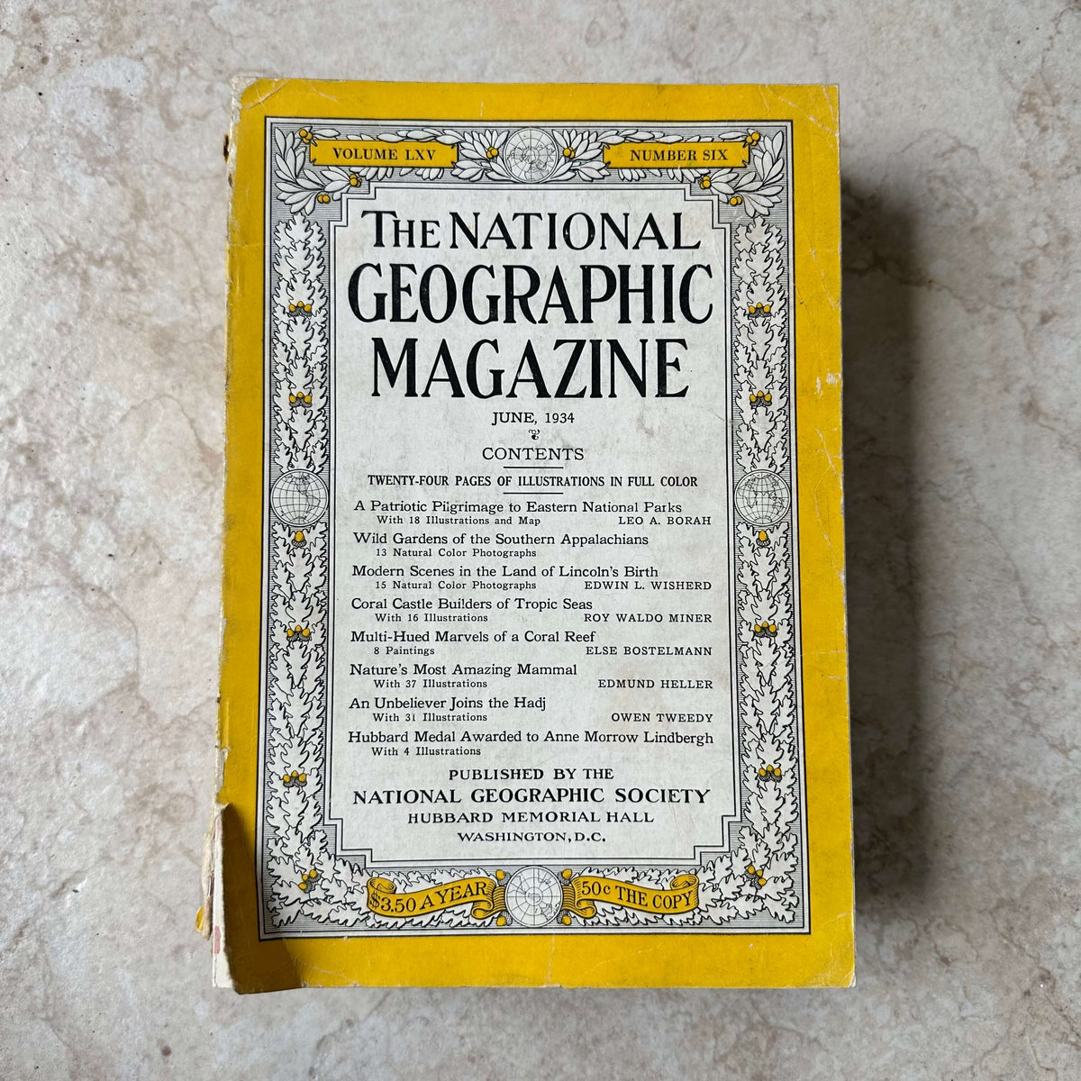 1930s National Geographic magazines