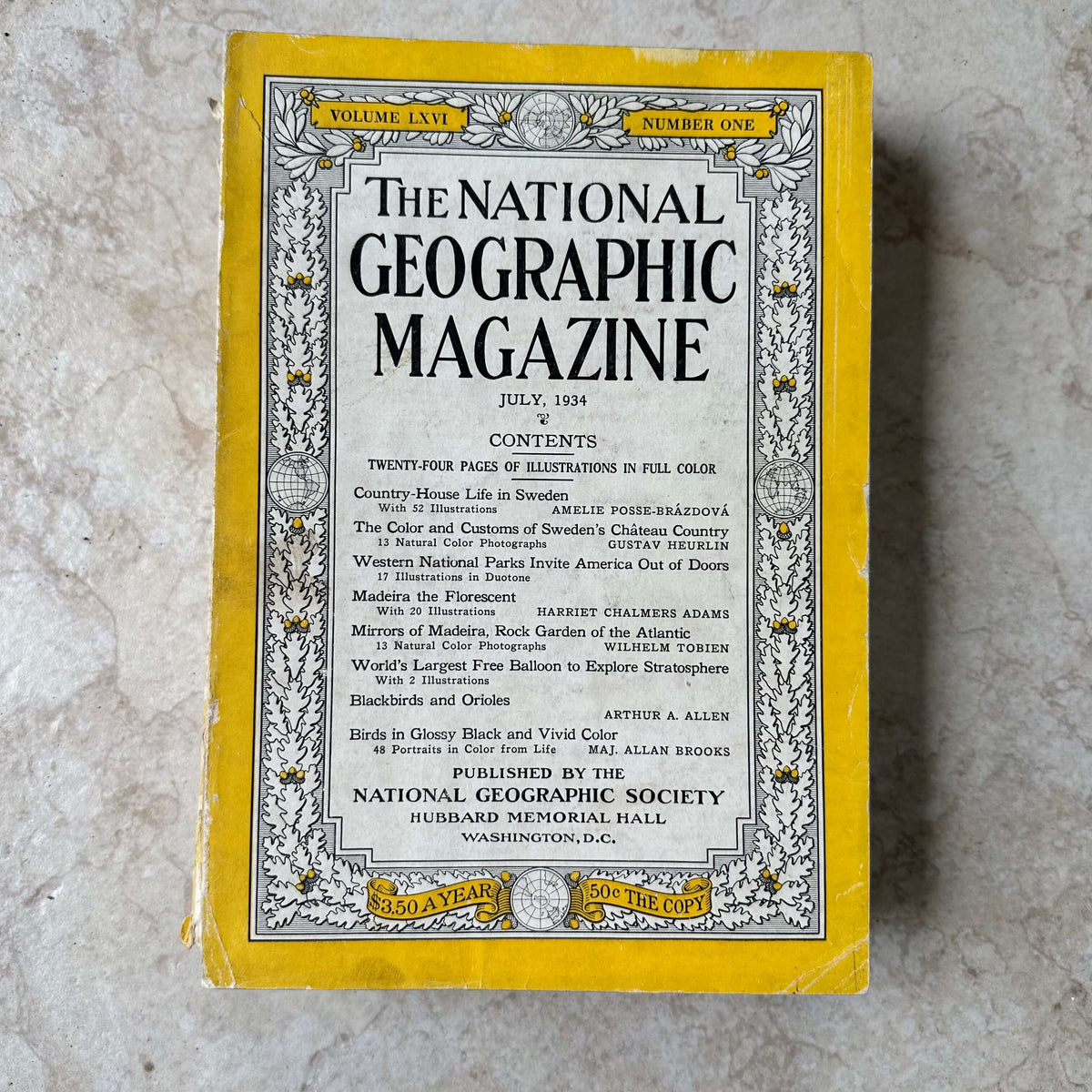 1930s National Geographic magazines