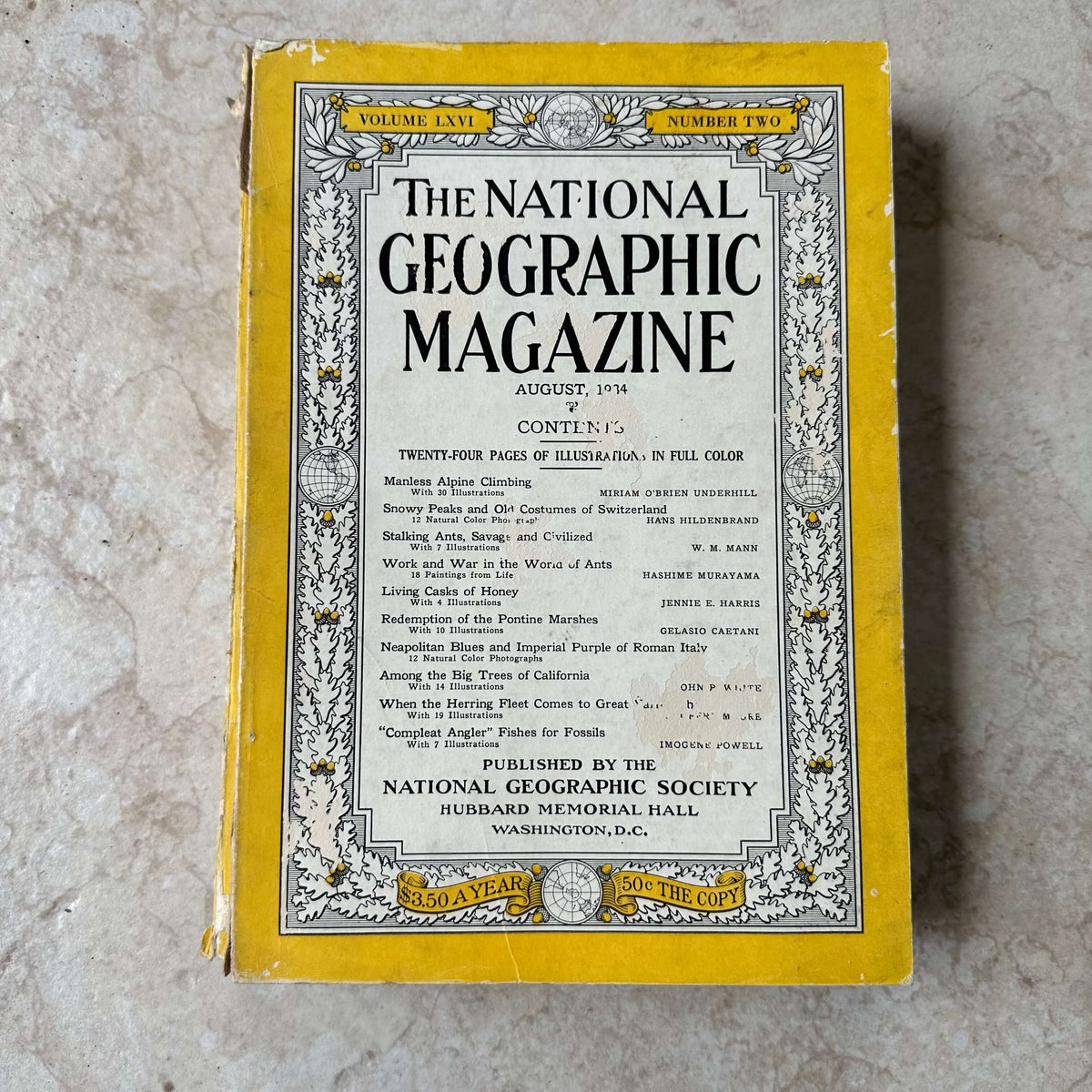 1930s National Geographic magazines