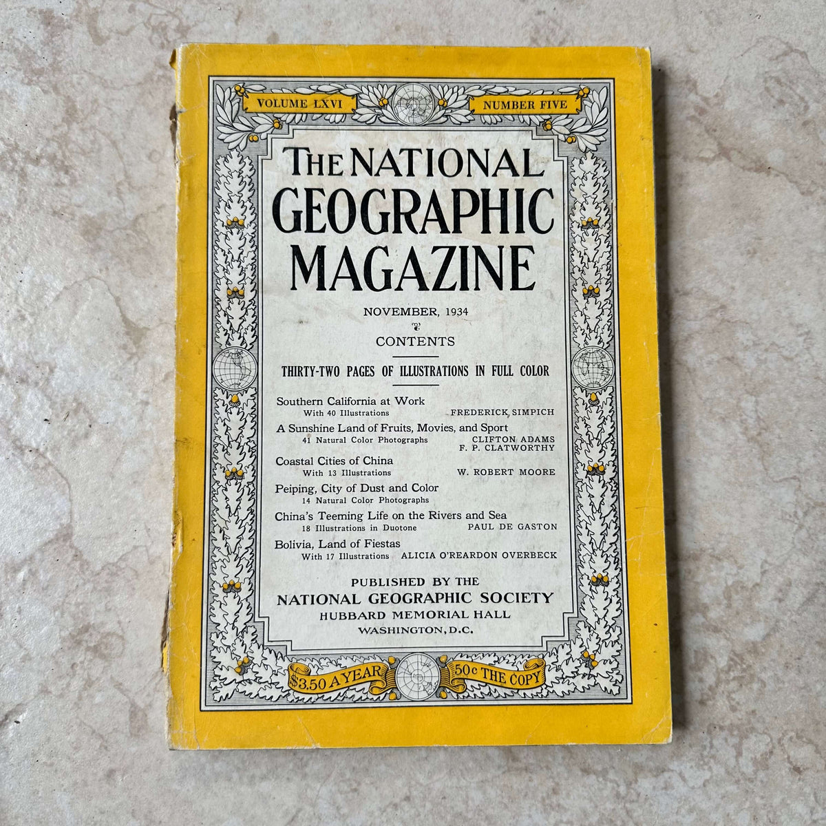 1930s National Geographic magazines