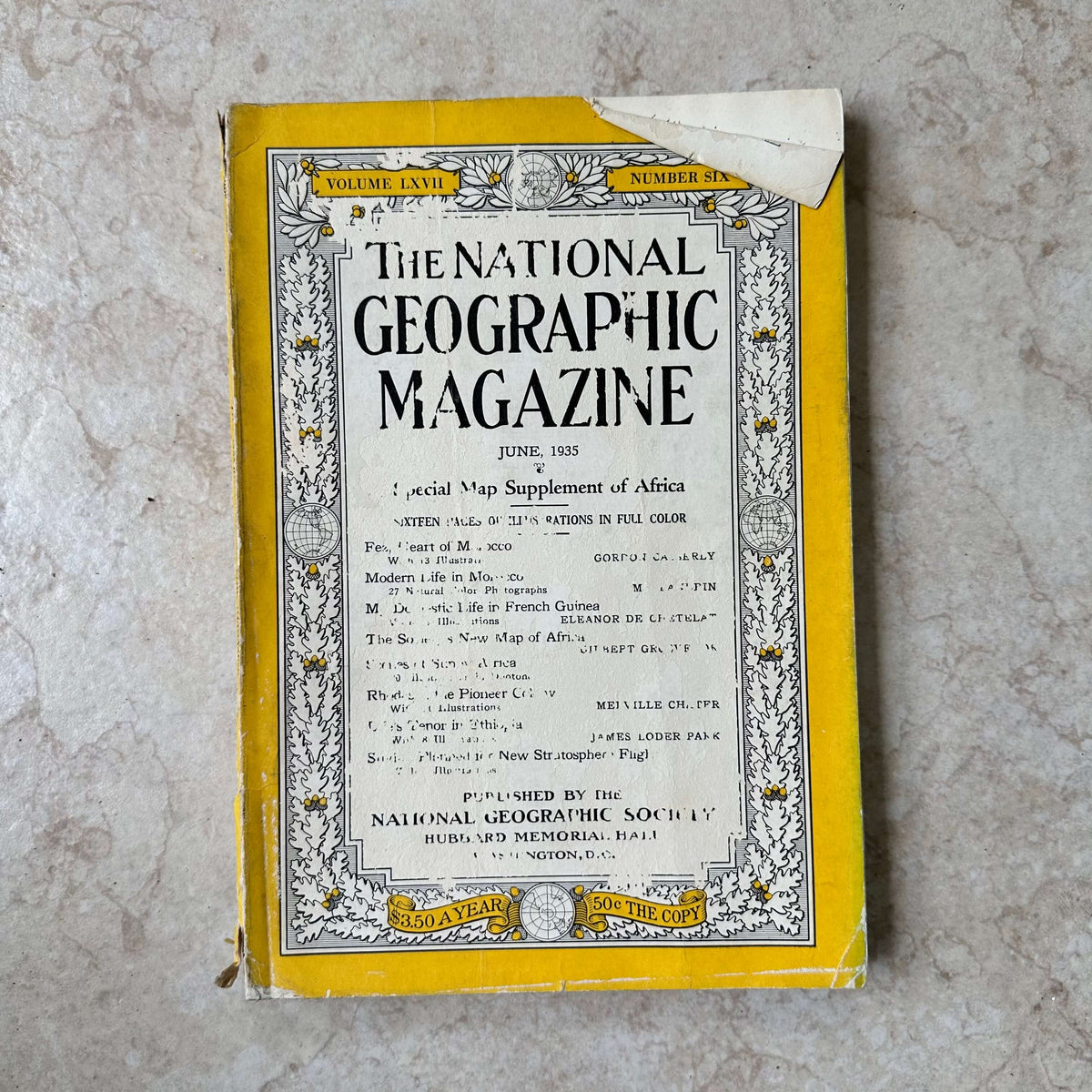 1930s National Geographic magazines