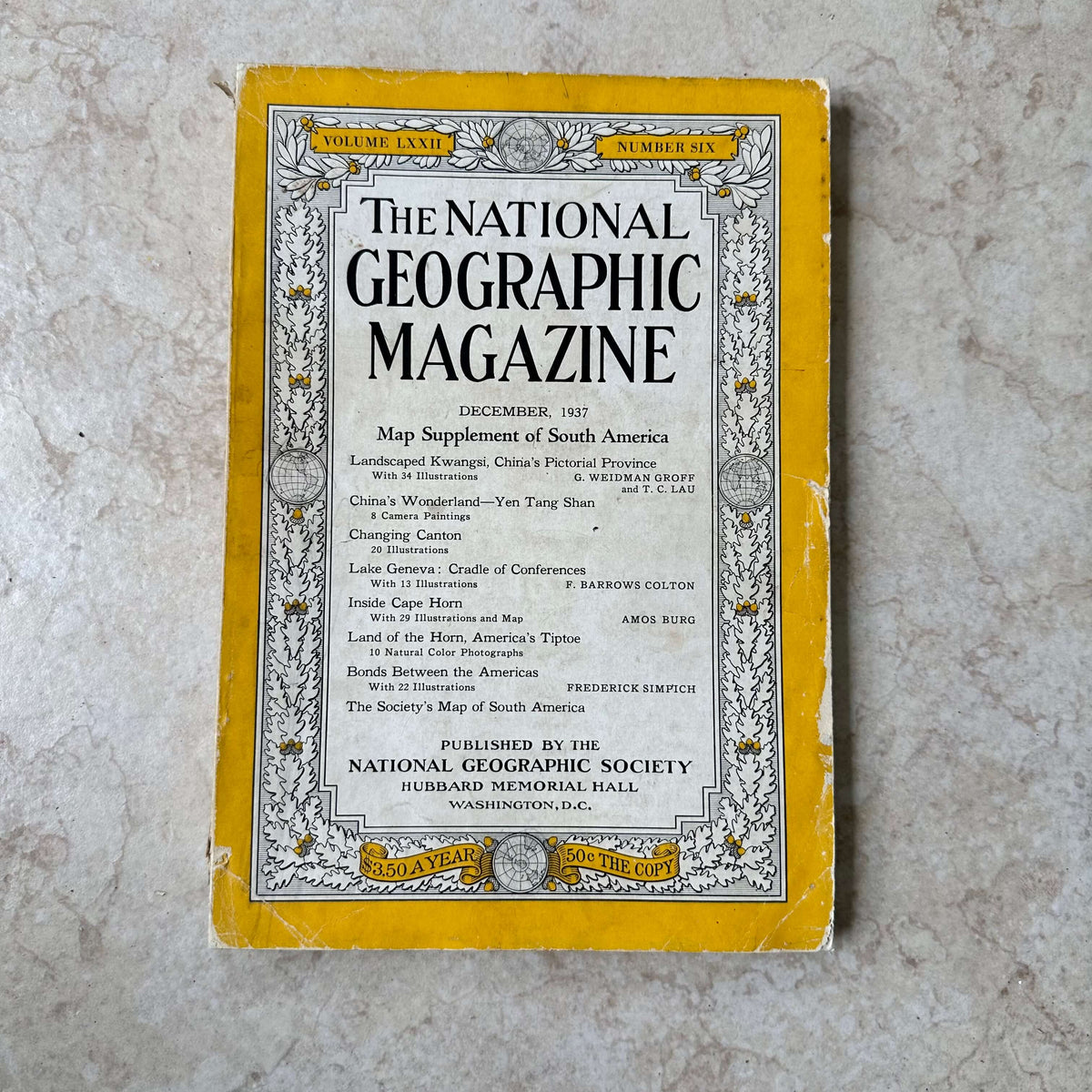 1930s National Geographic magazines