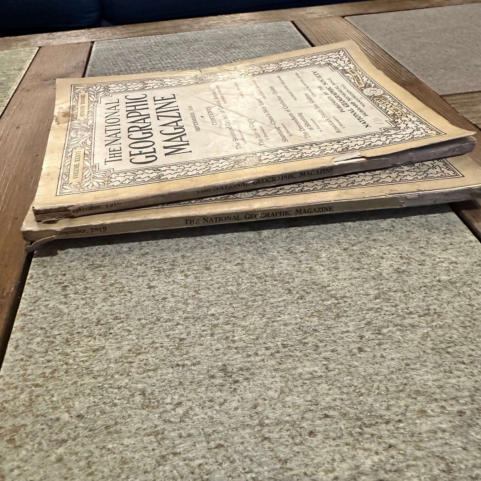 1910s National Geographic magazines