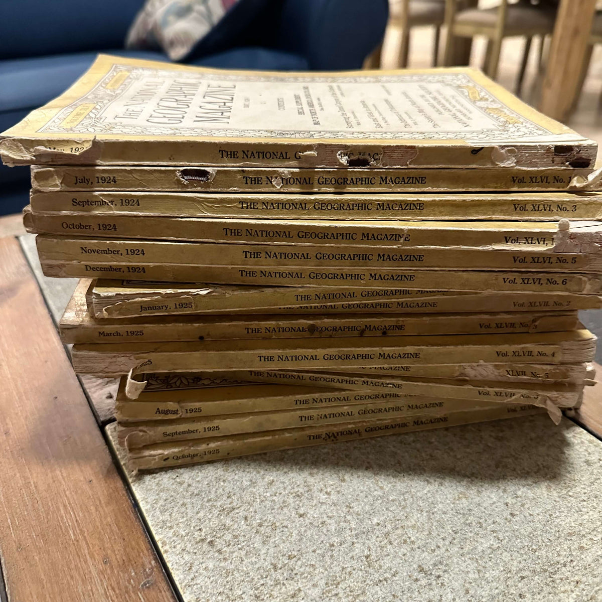 1920s National Geographic magazines