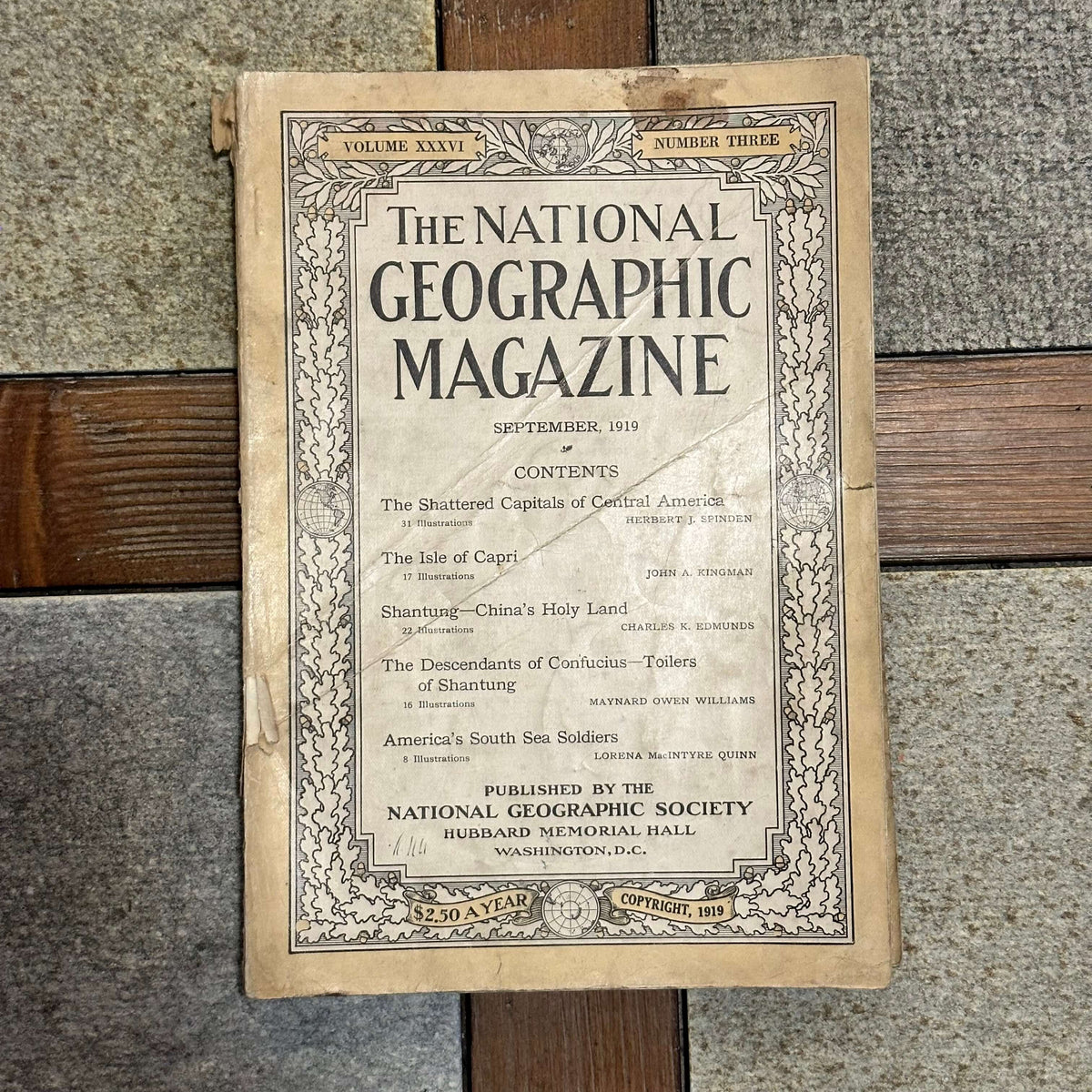 1910s National Geographic magazines