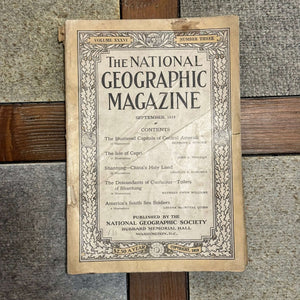 1910s National Geographic magazines