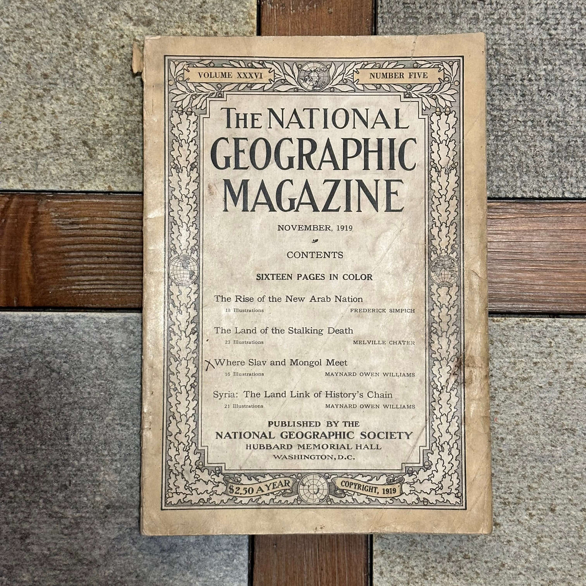 1910s National Geographic magazines