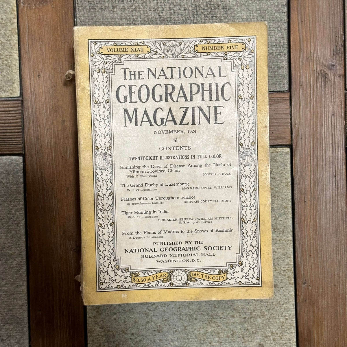 1920s National Geographic magazines
