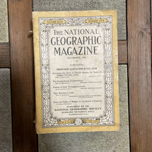 1920s National Geographic magazines