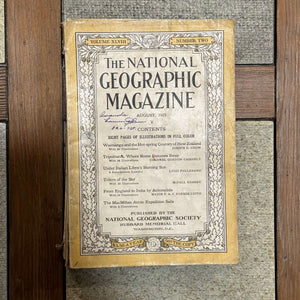1920s National Geographic magazines