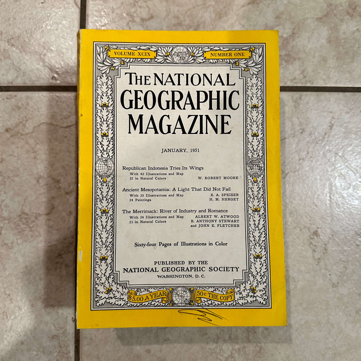 1950s National Geographic magazines