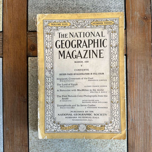 1920s National Geographic magazines