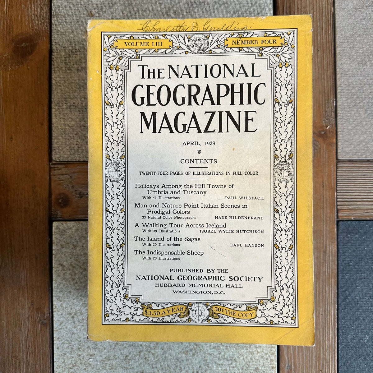 1920s National Geographic magazines