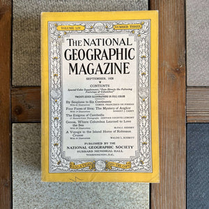 1920s National Geographic magazines