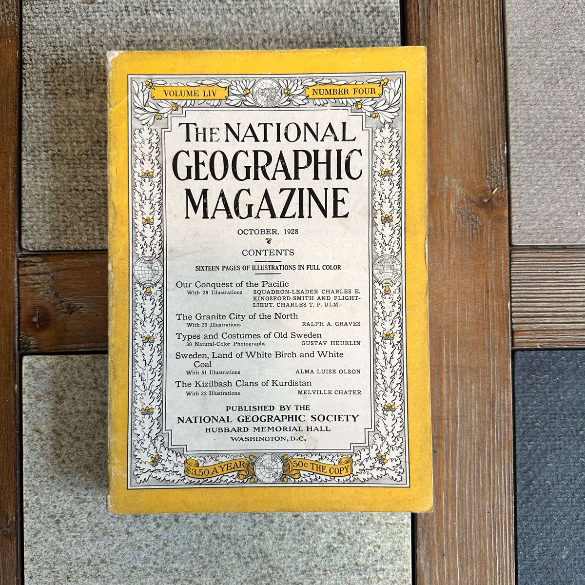 1920s National Geographic magazines