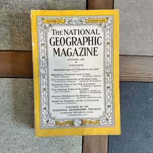 1920s National Geographic magazines