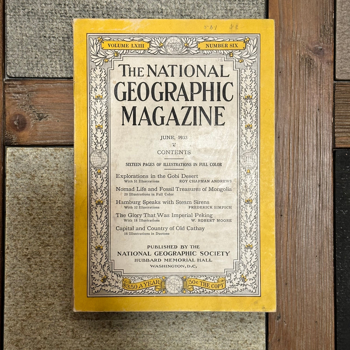 1930s National Geographic magazines