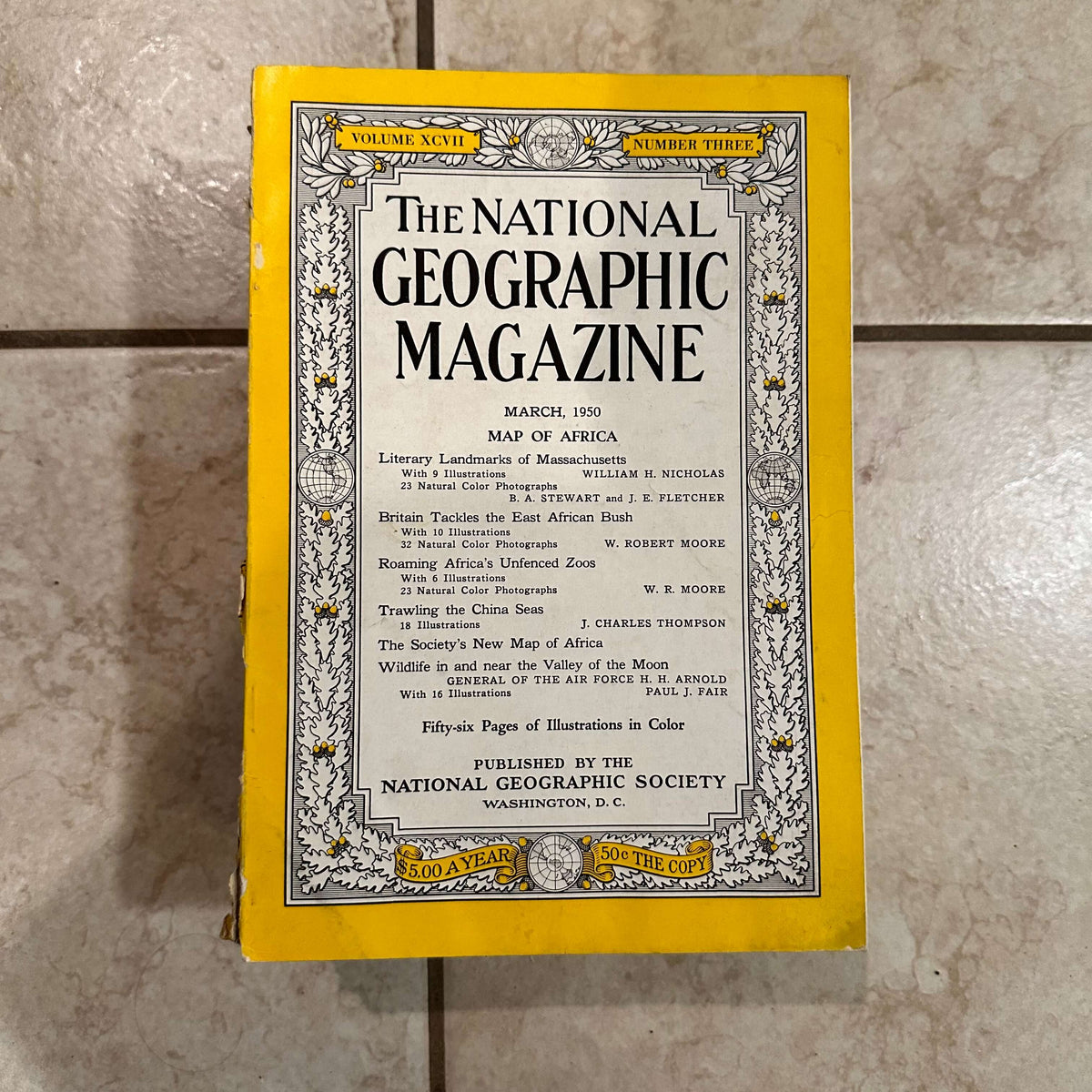 1950s National Geographic magazines