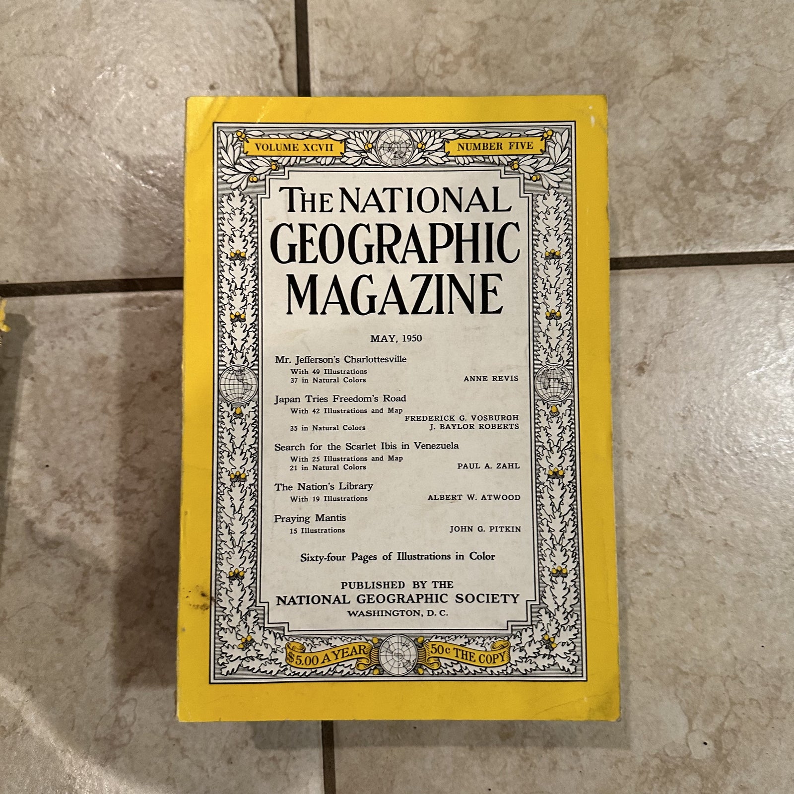 1950s National Geographic magazines