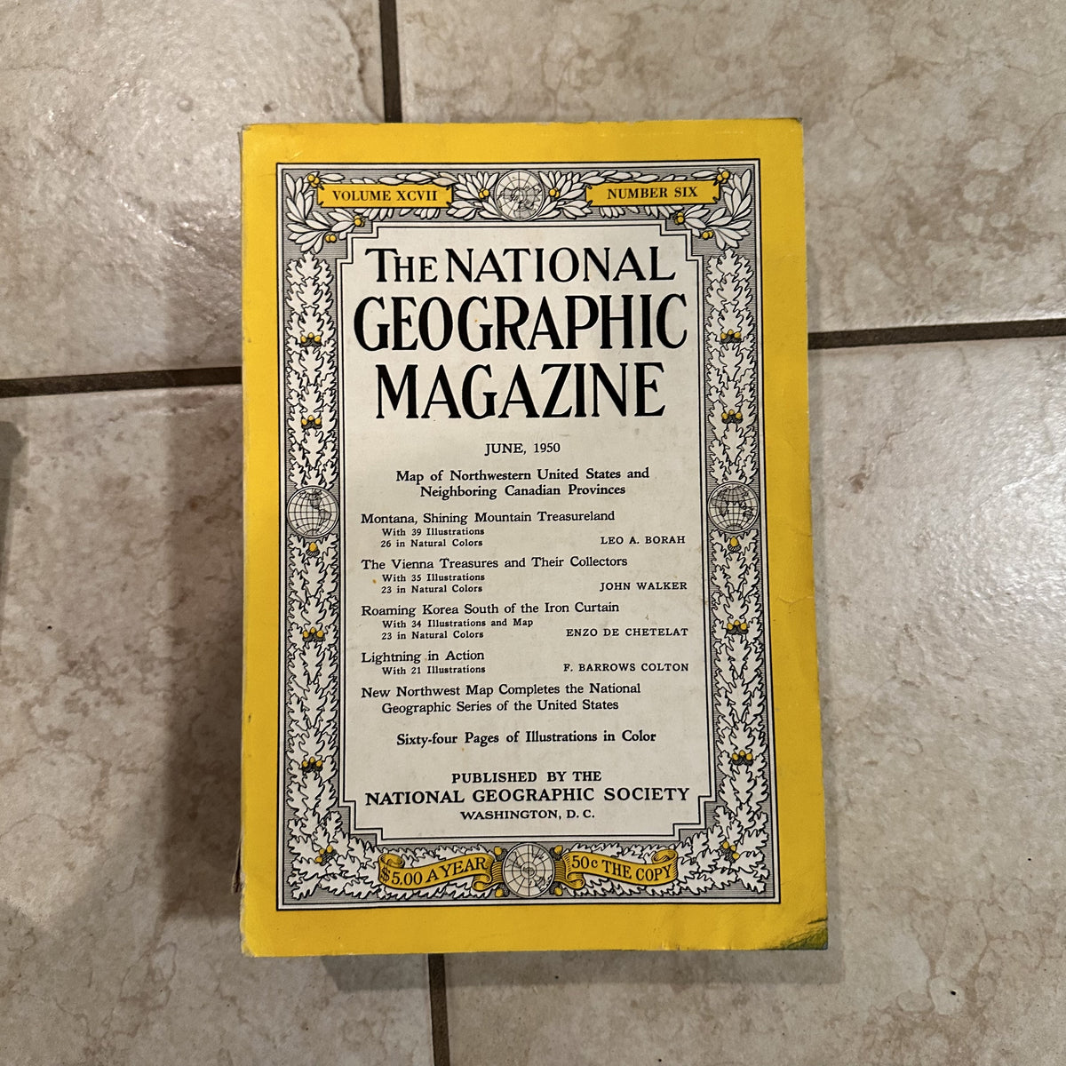 1950s National Geographic magazines