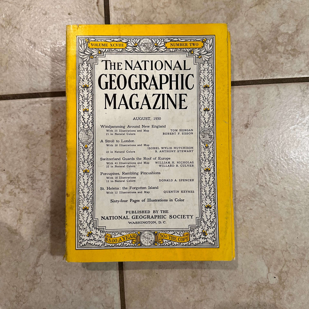 1950s National Geographic magazines