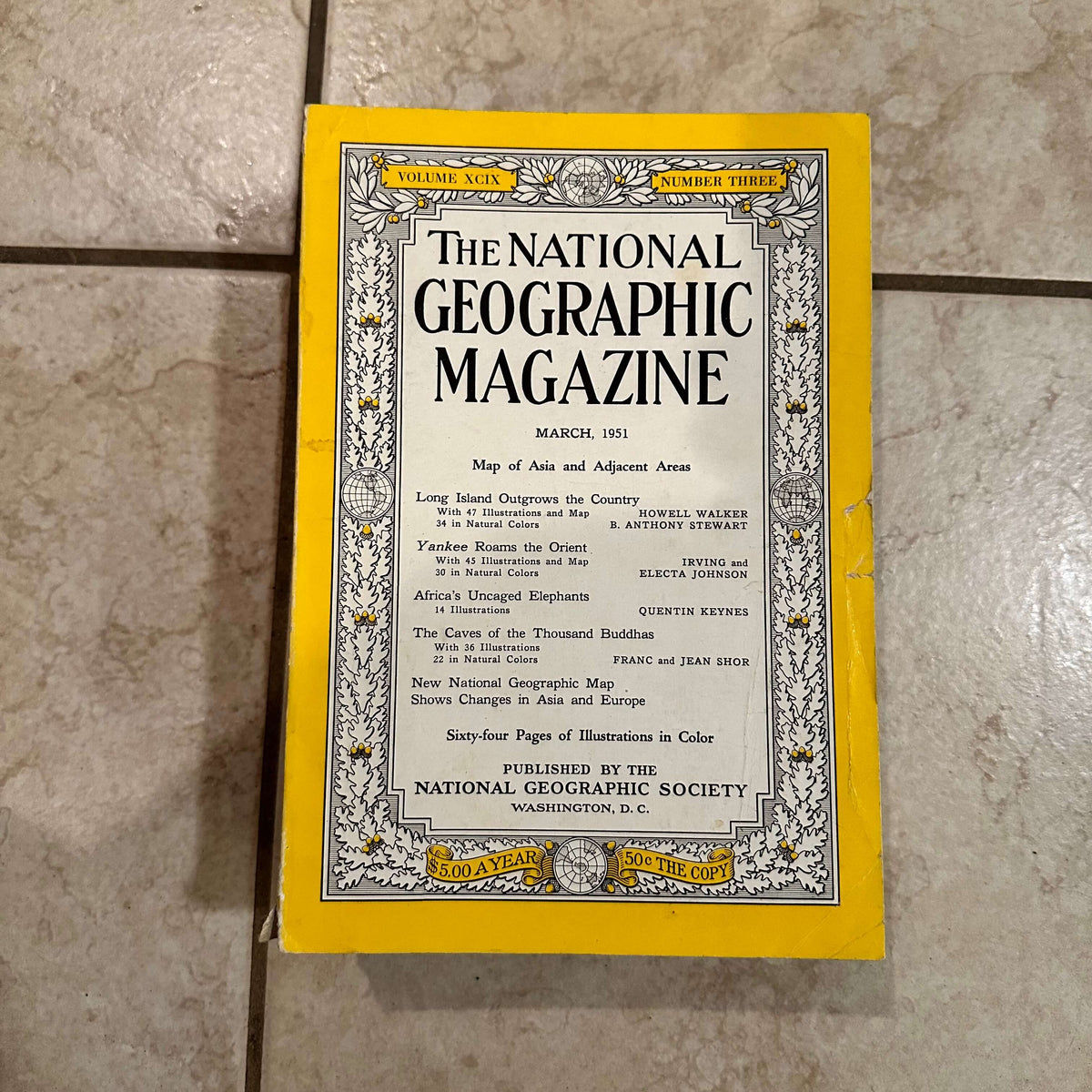 1950s National Geographic magazines