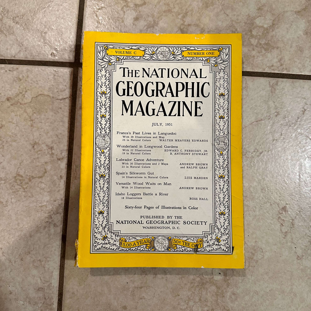 1950s National Geographic magazines