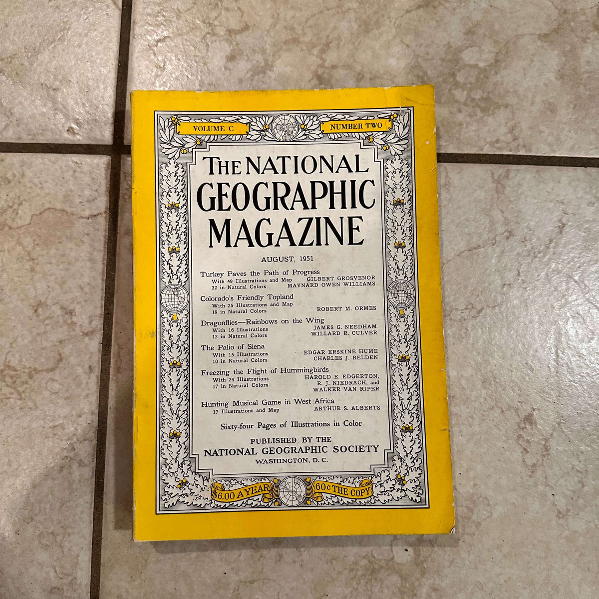 1950s National Geographic magazines