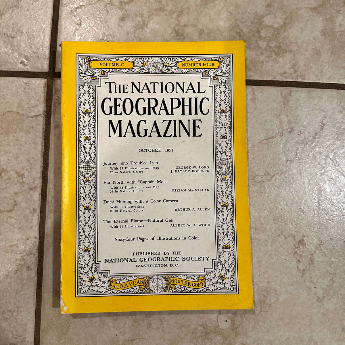 1950s National Geographic magazines