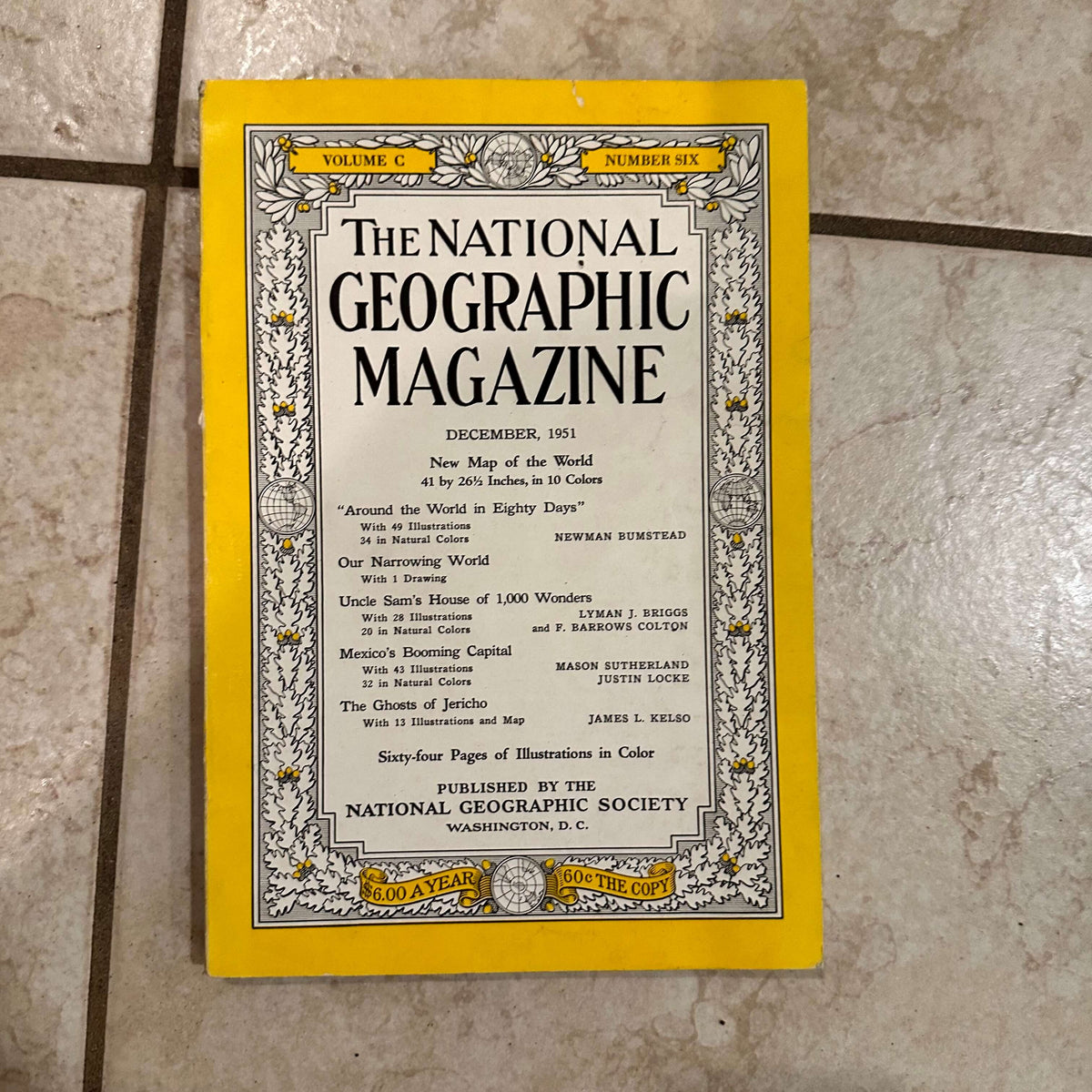 1950s National Geographic magazines