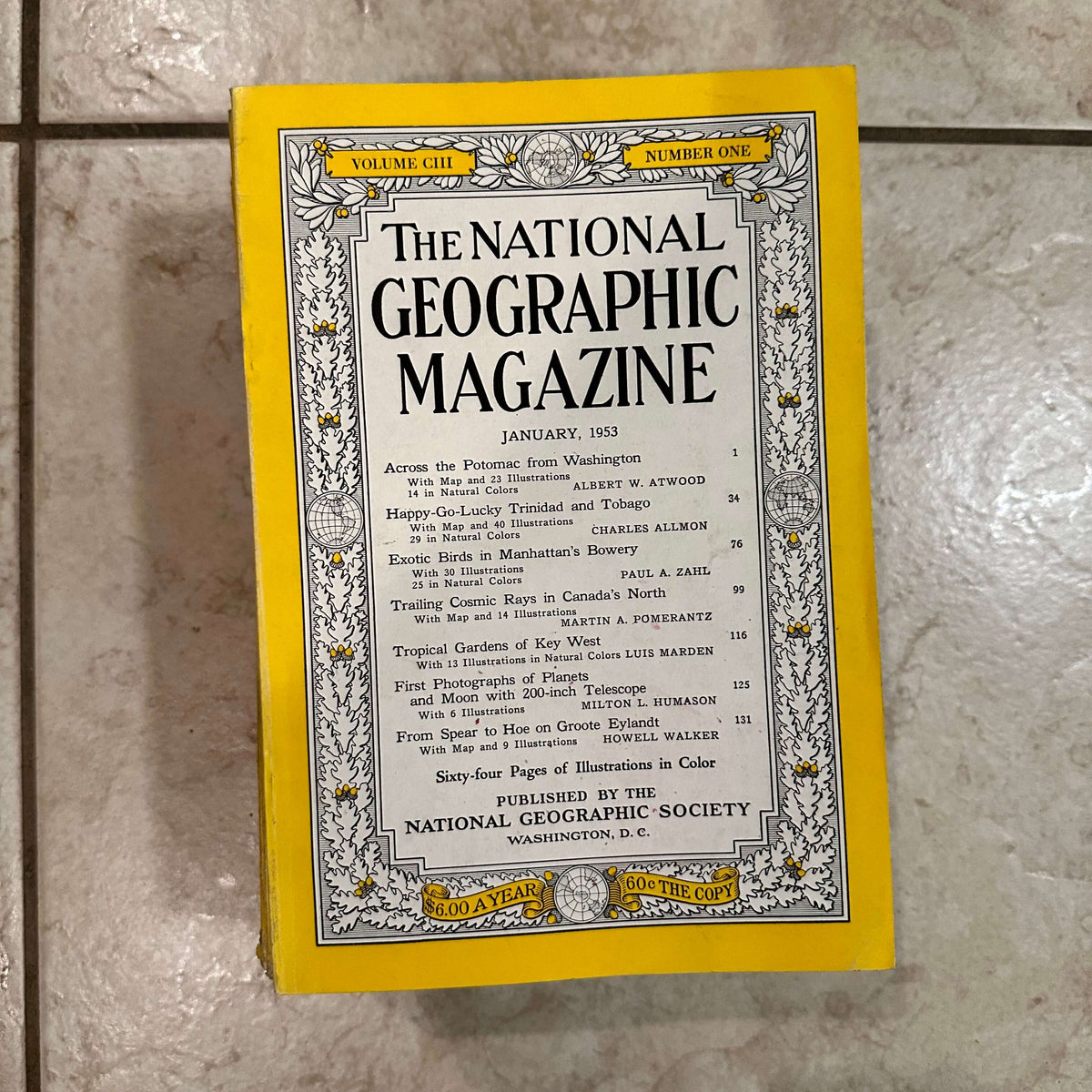 1950s National Geographic magazines