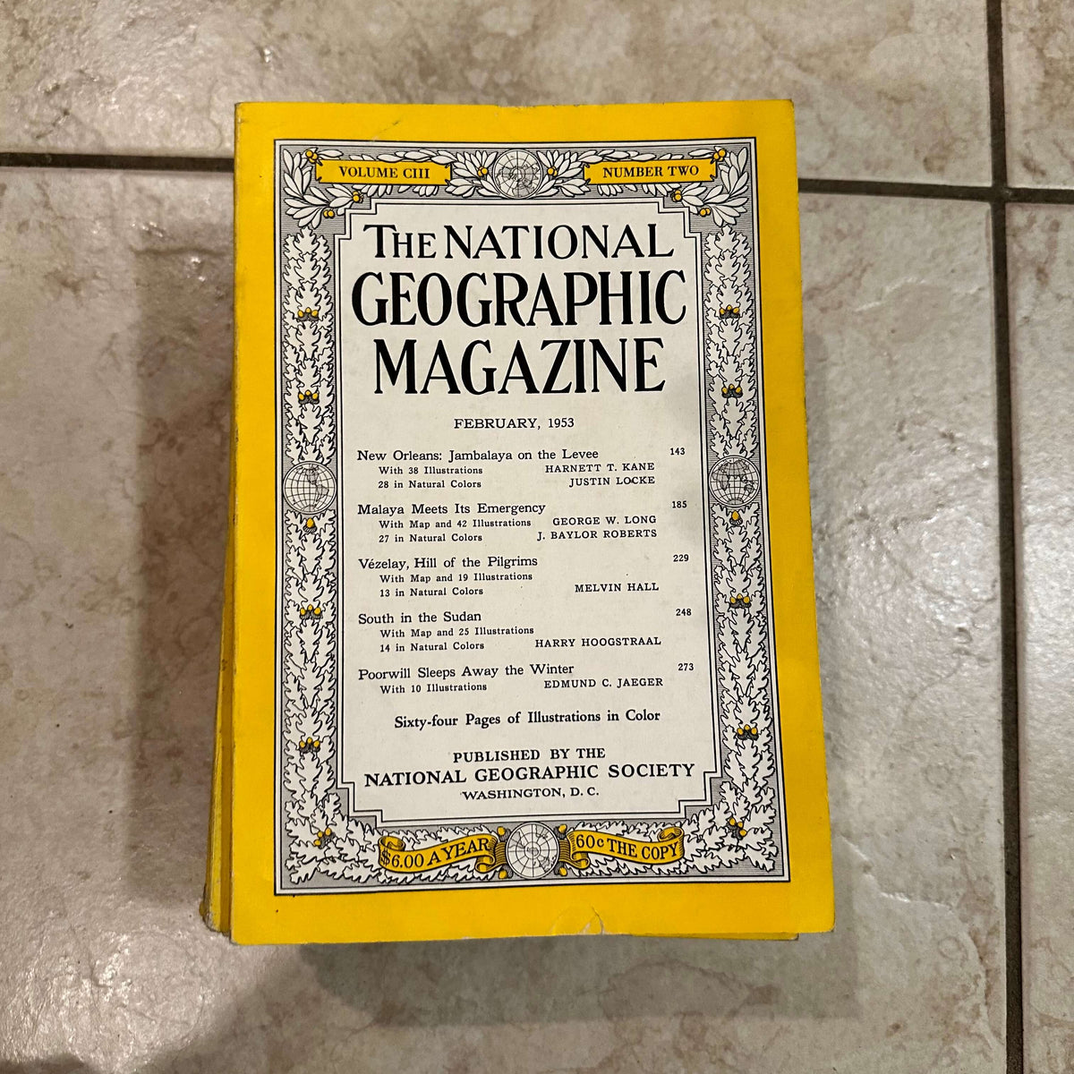 1950s National Geographic magazines