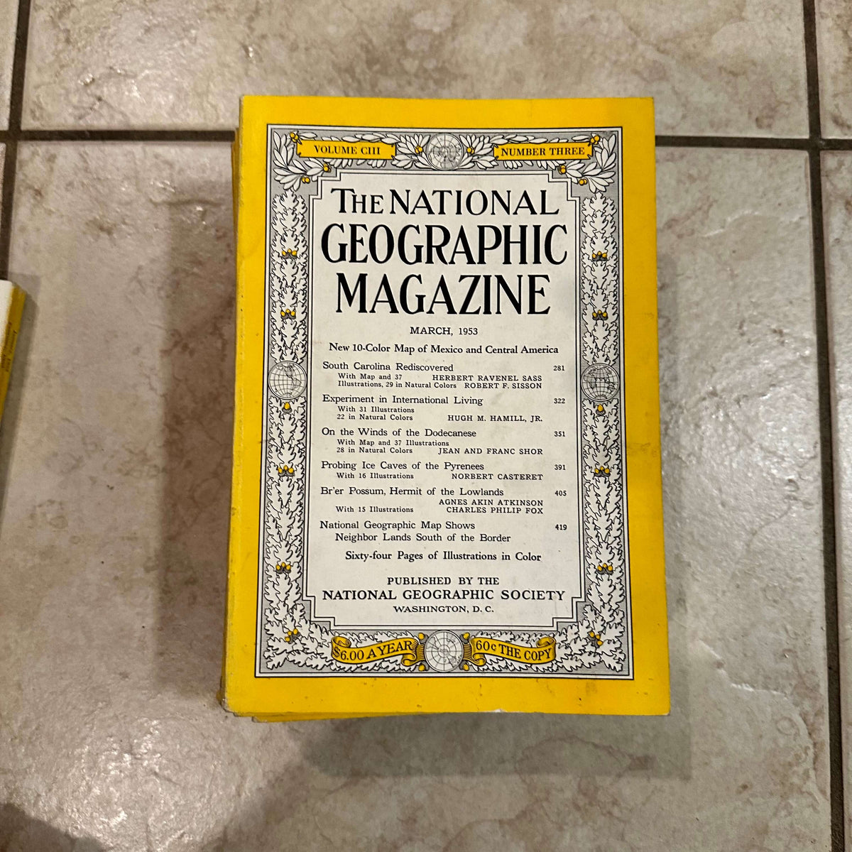 1950s National Geographic magazines