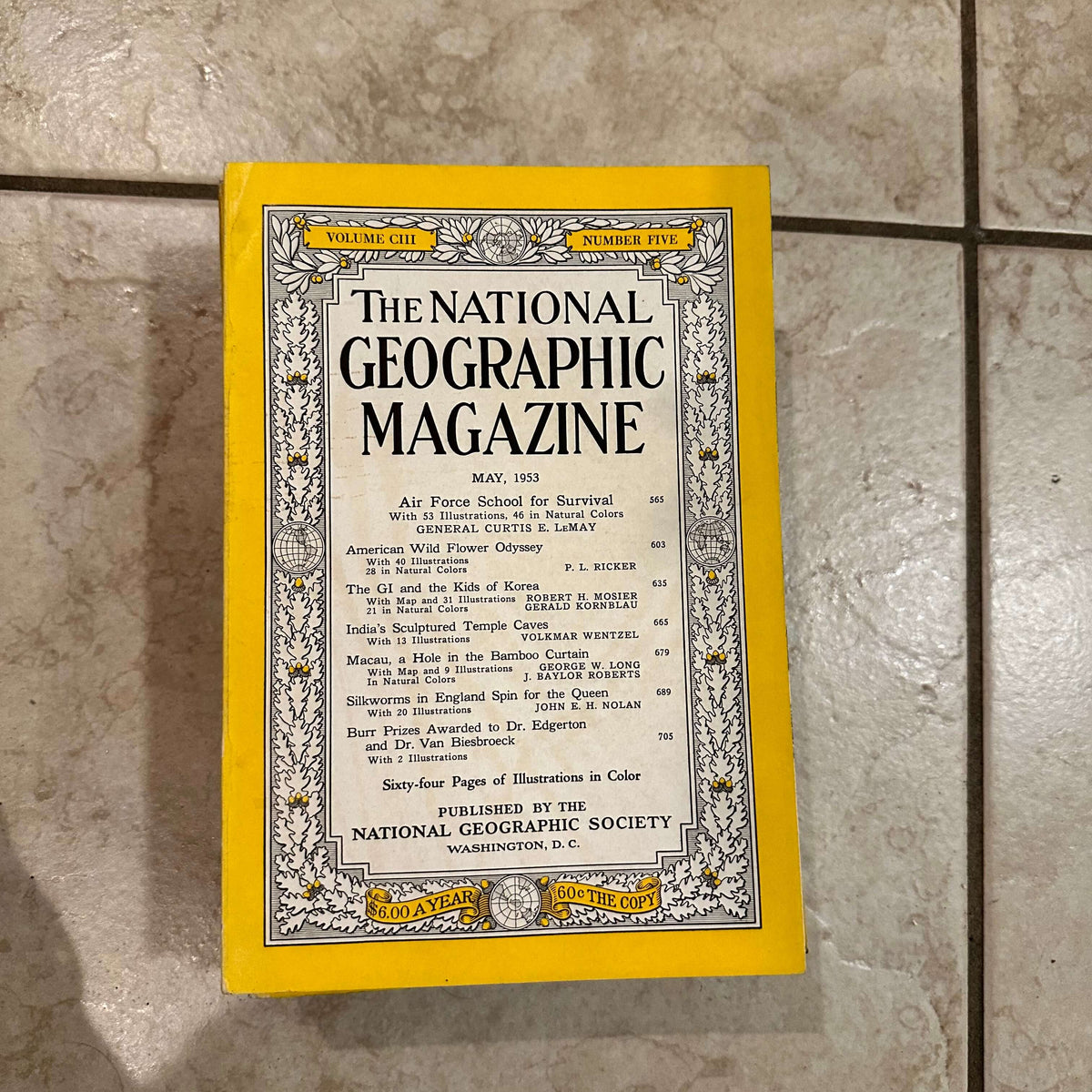 1950s National Geographic magazines