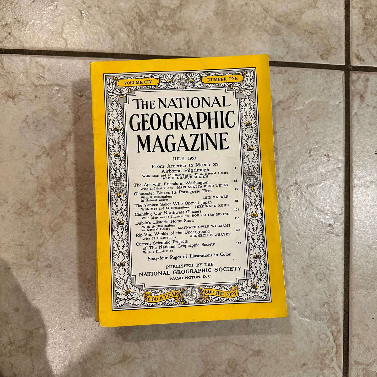 1950s National Geographic magazines