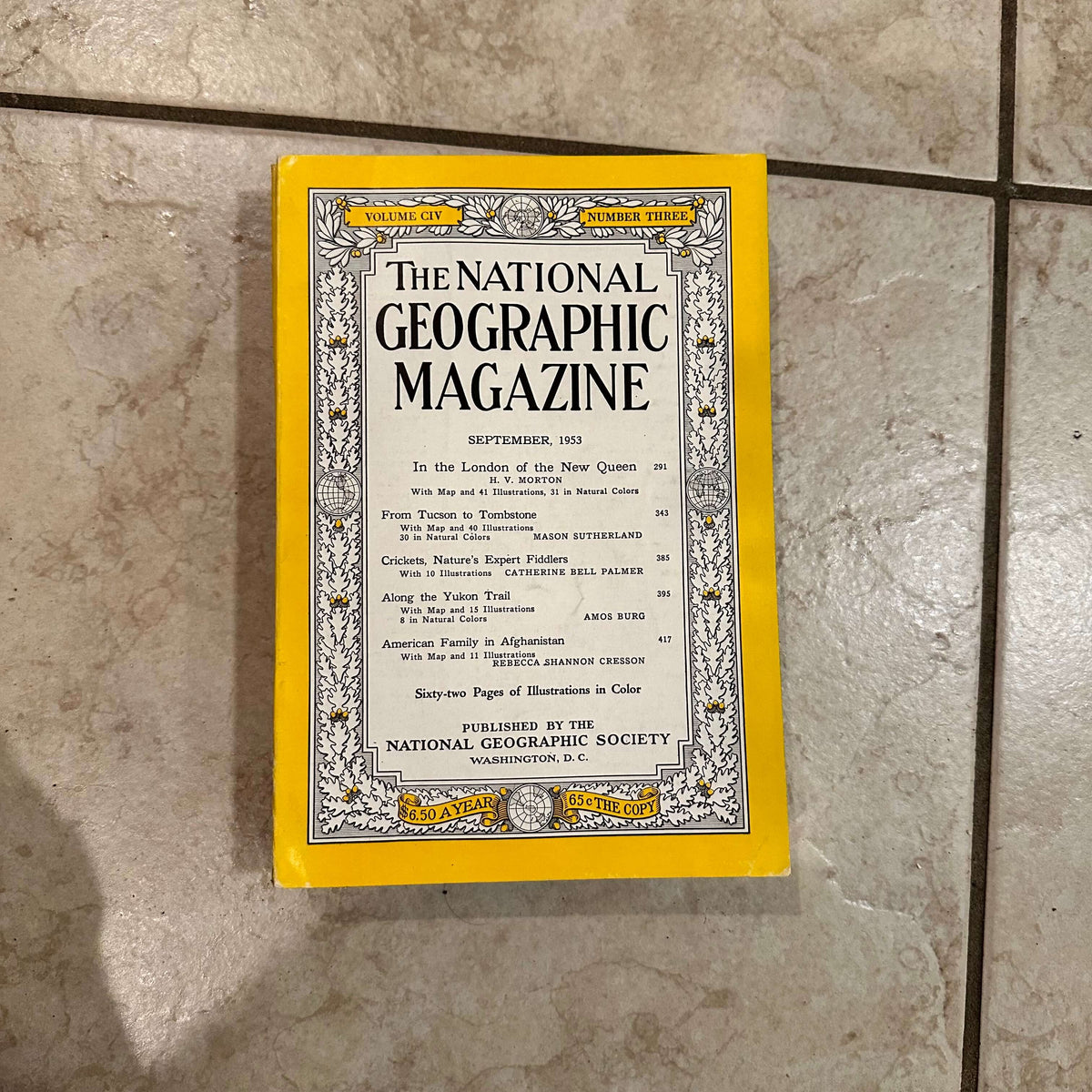 1950s National Geographic magazines