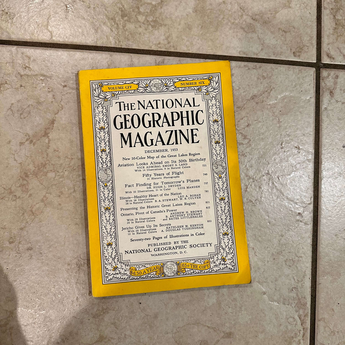 1950s National Geographic magazines