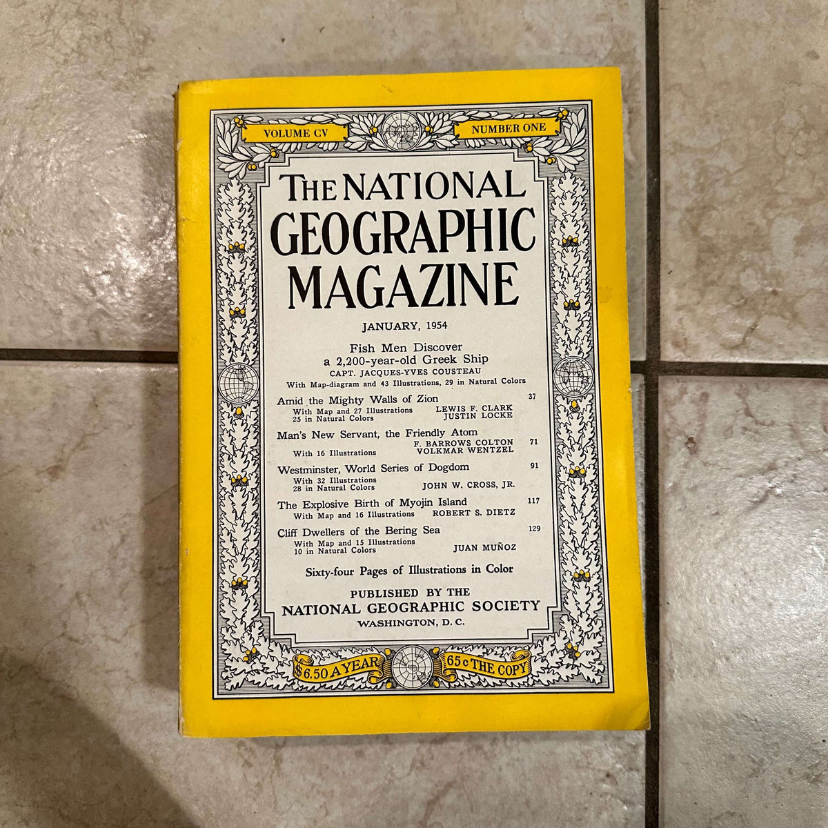 1950s National Geographic magazines