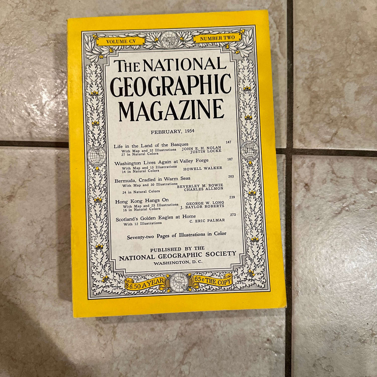1950s National Geographic magazines