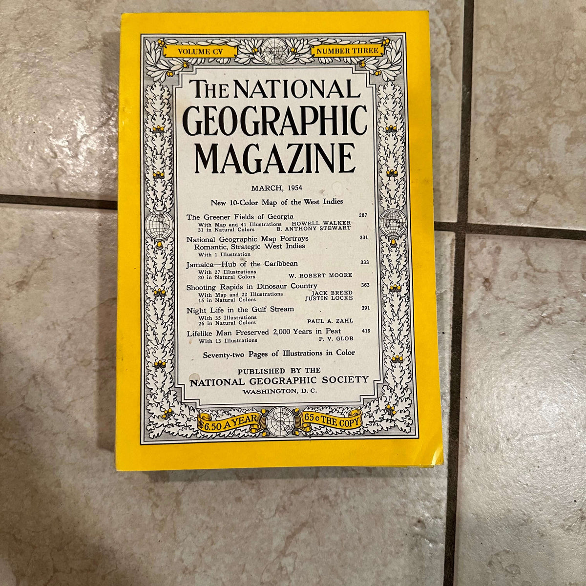 1950s National Geographic magazines